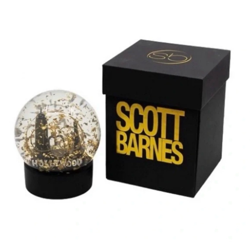 Scott Barnes snow globe new in box